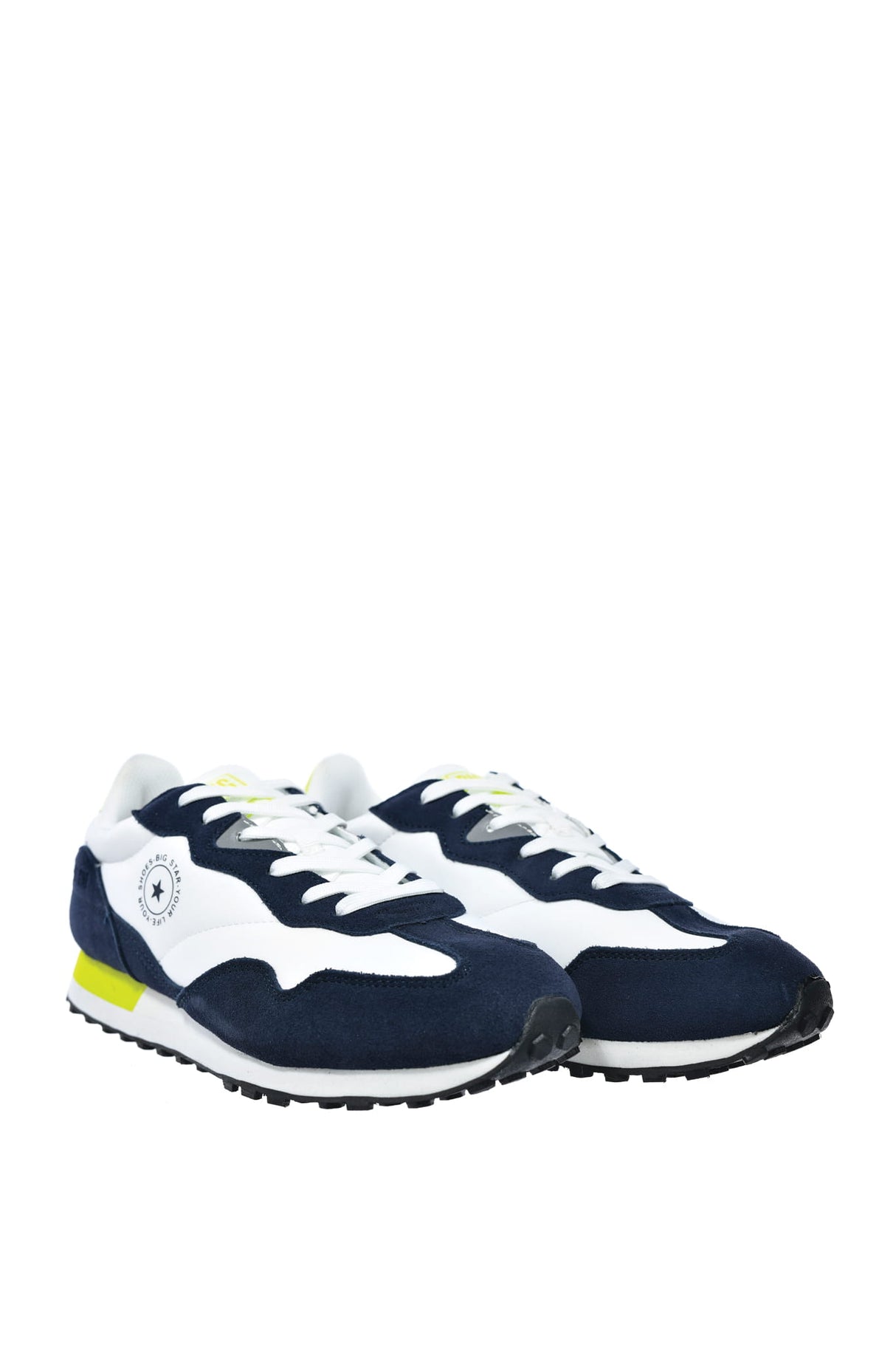 Sneakers | White & Navy Blue