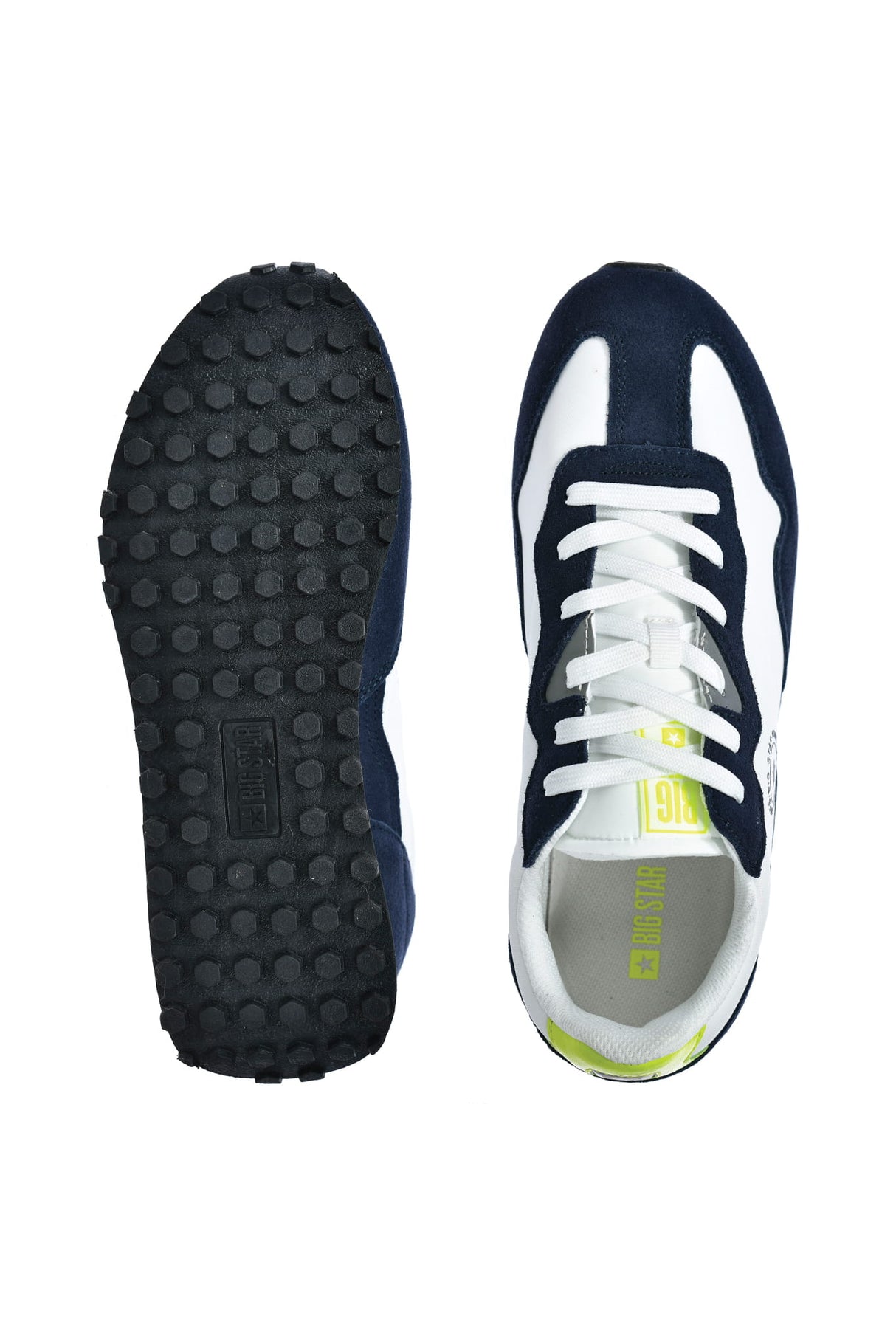 Sneakers | White & Navy Blue