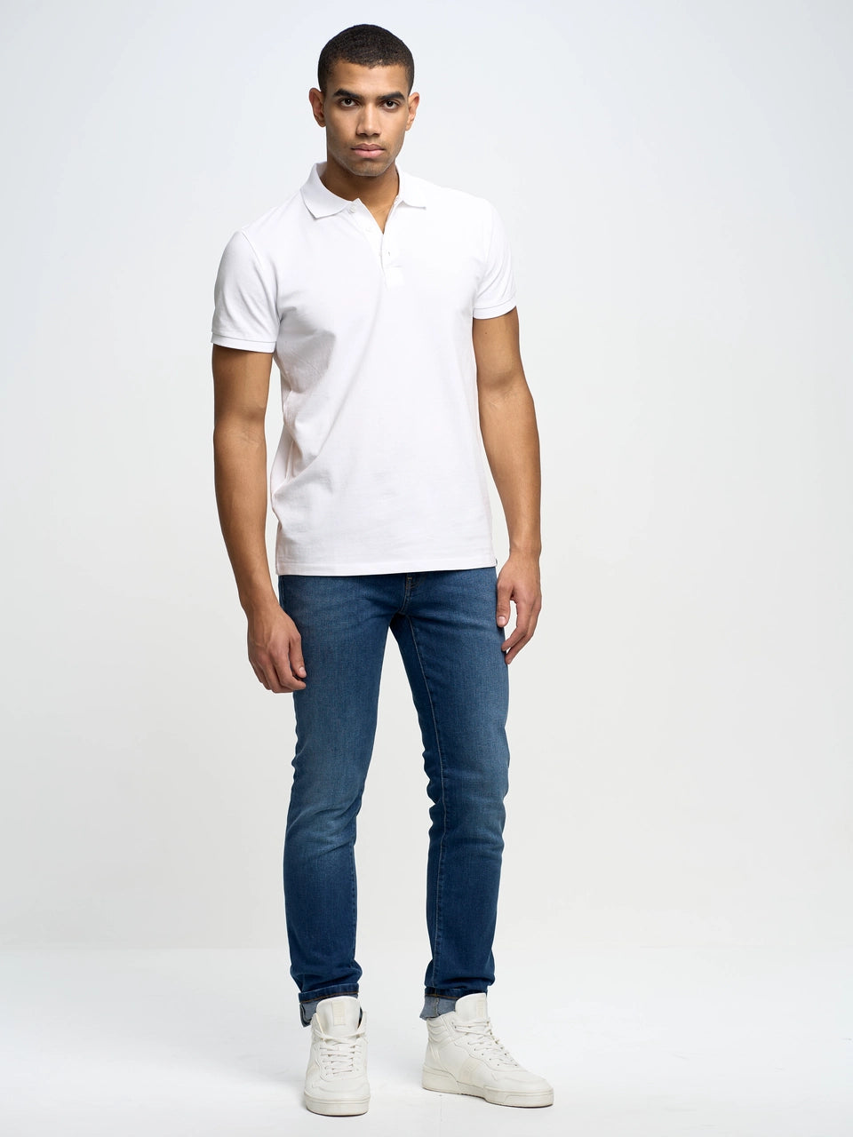 BIG STAR Basic Polo | White