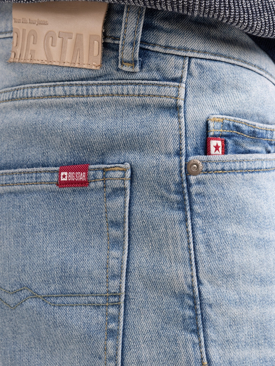Jeans COLT Straight Fit  High Rise | Light Blue