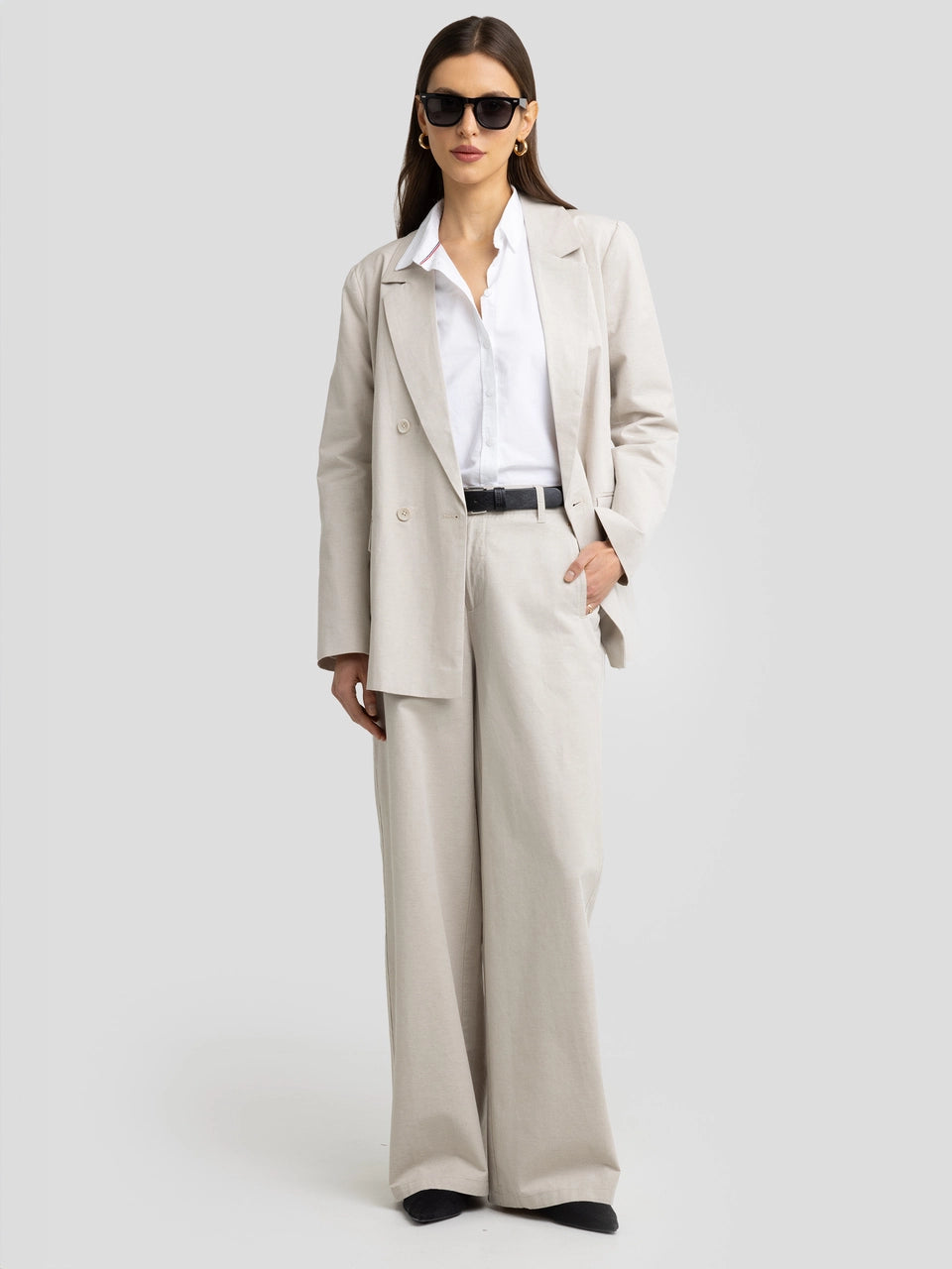 Shirt Long Sleeve Denim | Navy Blue