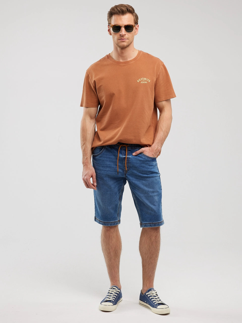 Casual Denim Short | Blue