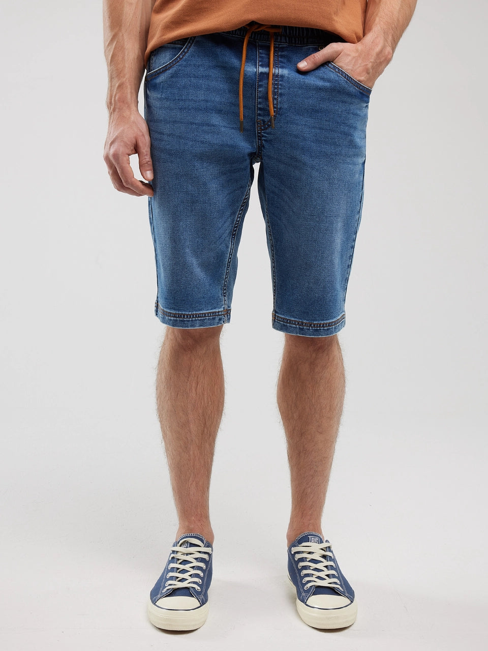 Casual Denim Short | Blue