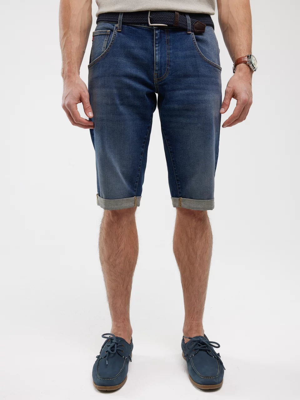 Denim Short | Navy Blue