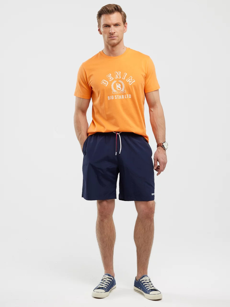Printed T-Shirt | Orange