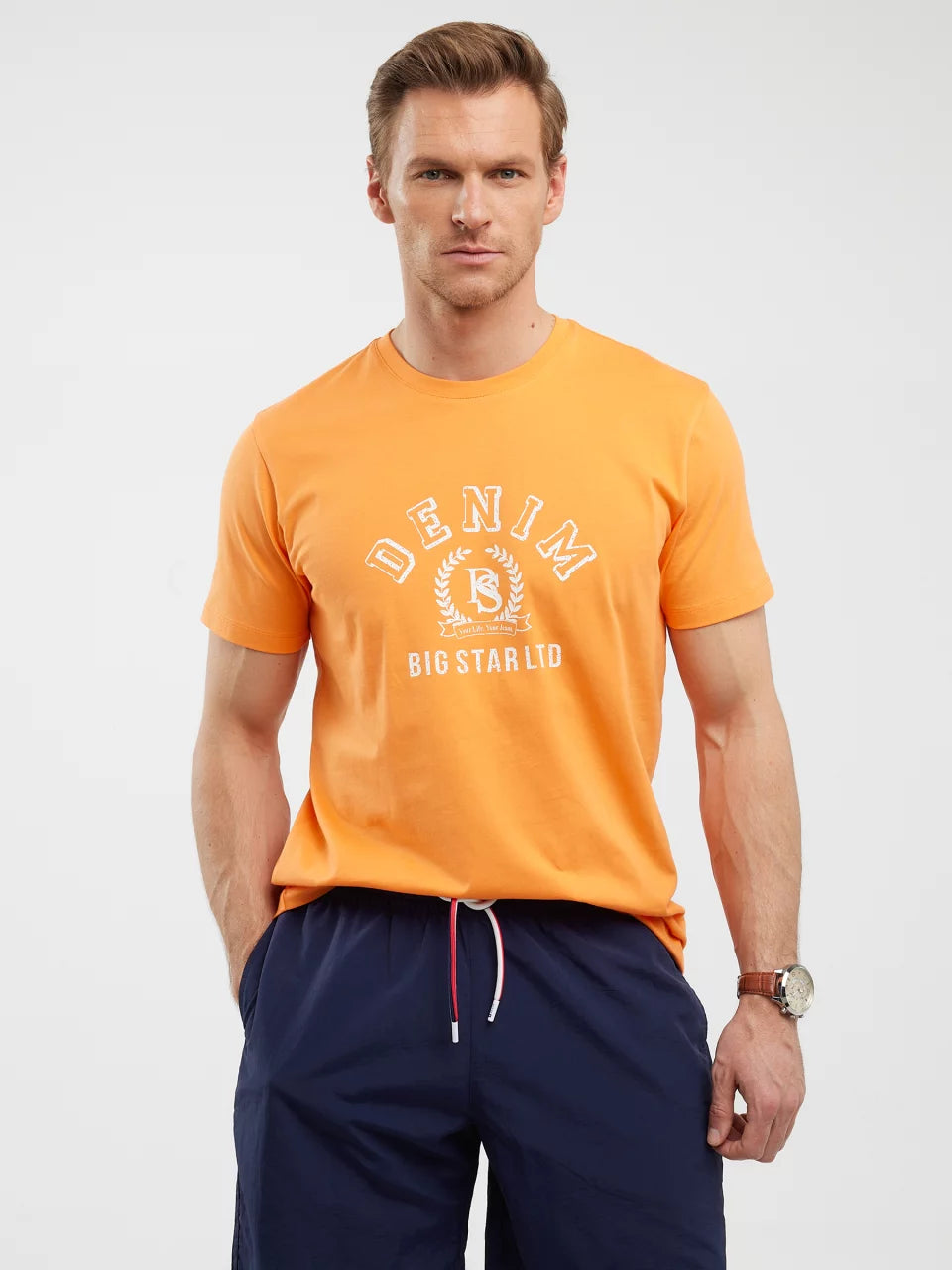 Printed T-Shirt | Orange