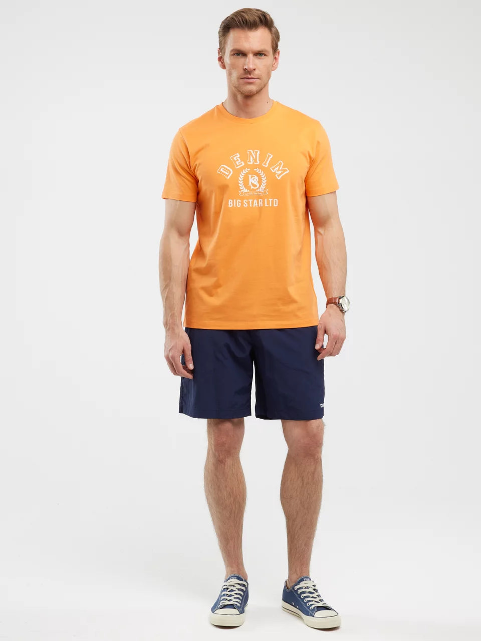 Printed T-Shirt | Orange