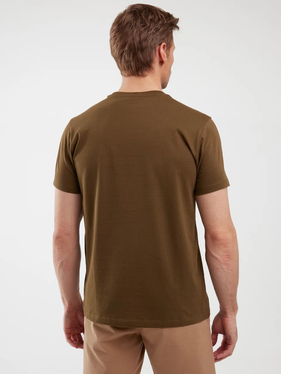 T-Shirt With Print | Khaki