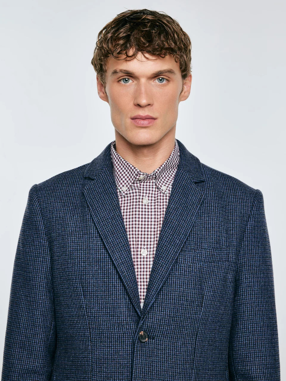 Wool Blazer | Navy