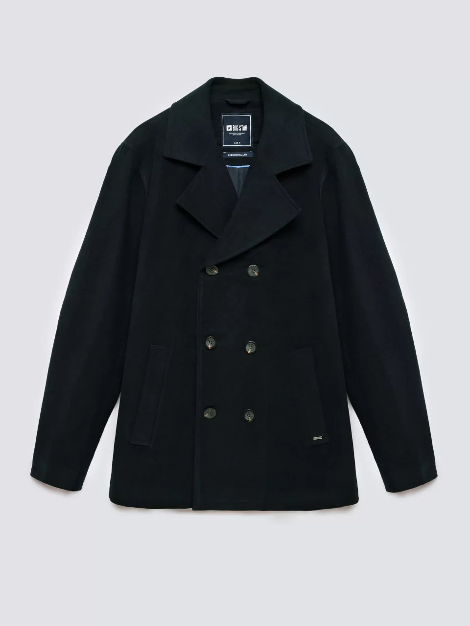 Double breasted Peacoat | Navy Blue