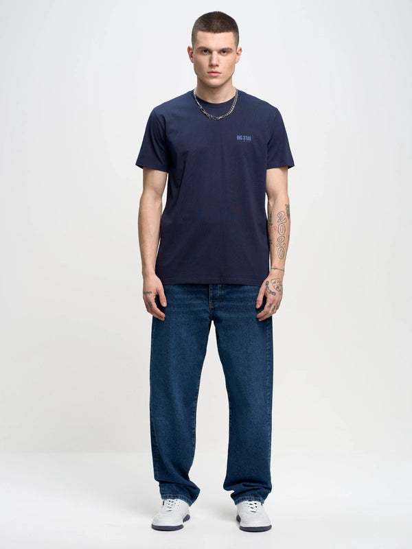 BIG STAR LOGO T.Shirt | Navy Blue