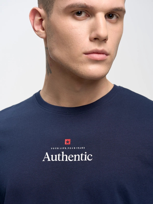 Authentic T-Shirt | Navy Blue