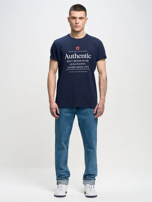 BIG STAR Authentic T.Shirt | Navy