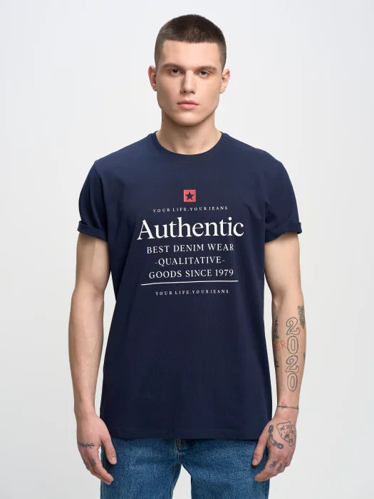 BIG STAR Authentic T.Shirt | Navy