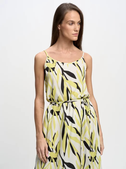 Long Dress | Yellow Multi Color