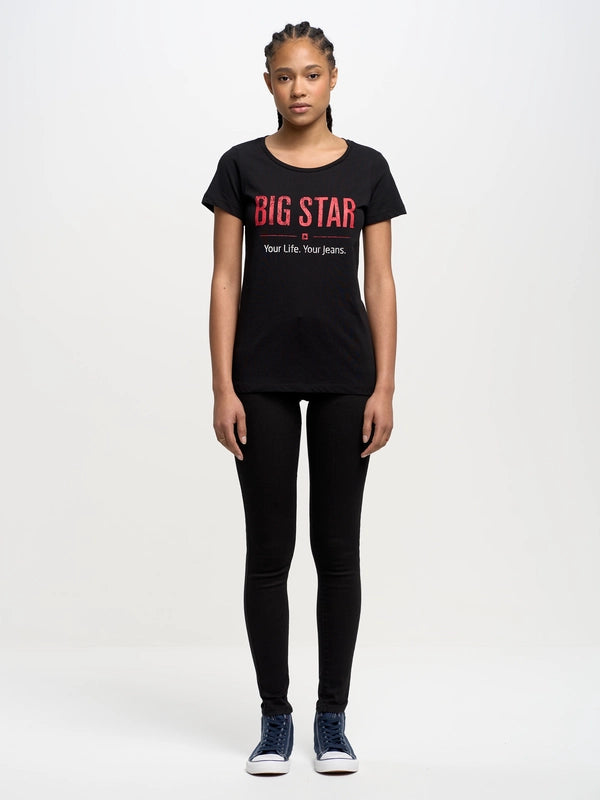 BIG STAR logo T-Shirt | Black