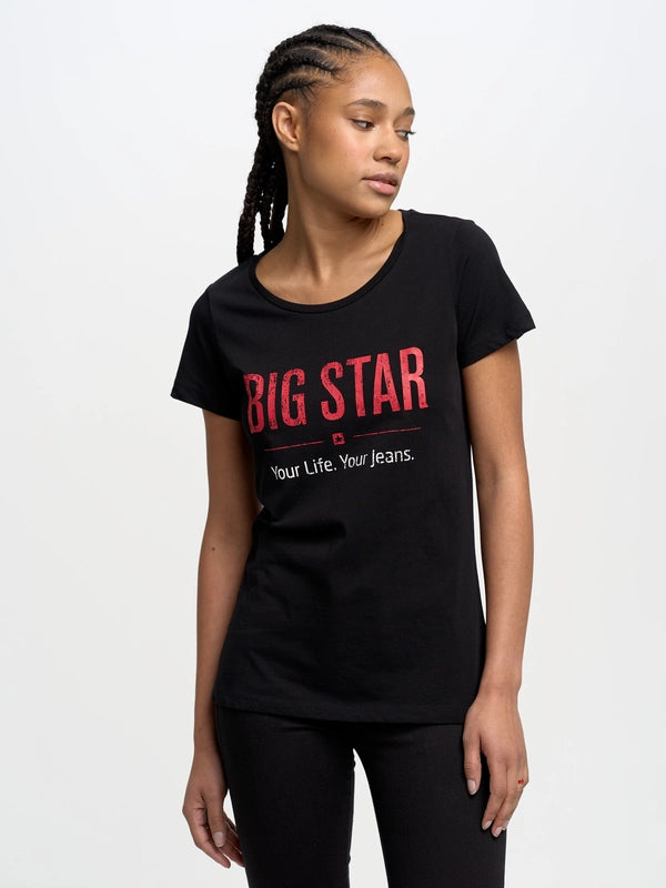 BIG STAR logo T-Shirt | Black
