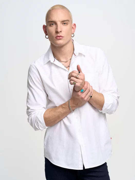 BIG STAR Oxford Shirt | White