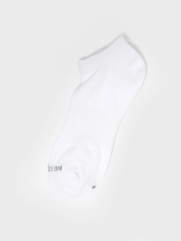 Short Cotton Socks | White