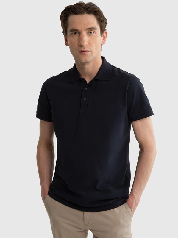 BIG STAR Basic Polo | Navy Blue