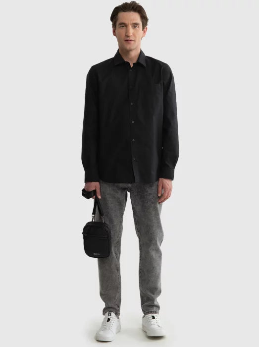 BIG STAR Oxford Shirt | Black