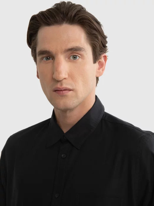 BIG STAR Oxford Shirt | Black