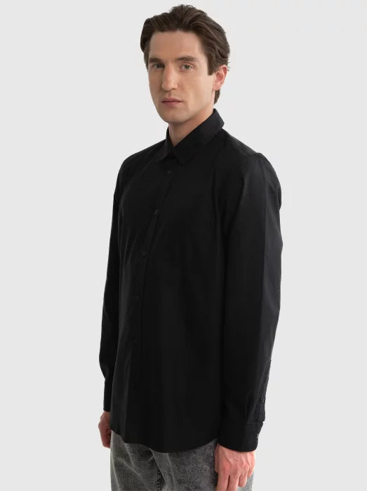 BIG STAR Oxford Shirt | Black