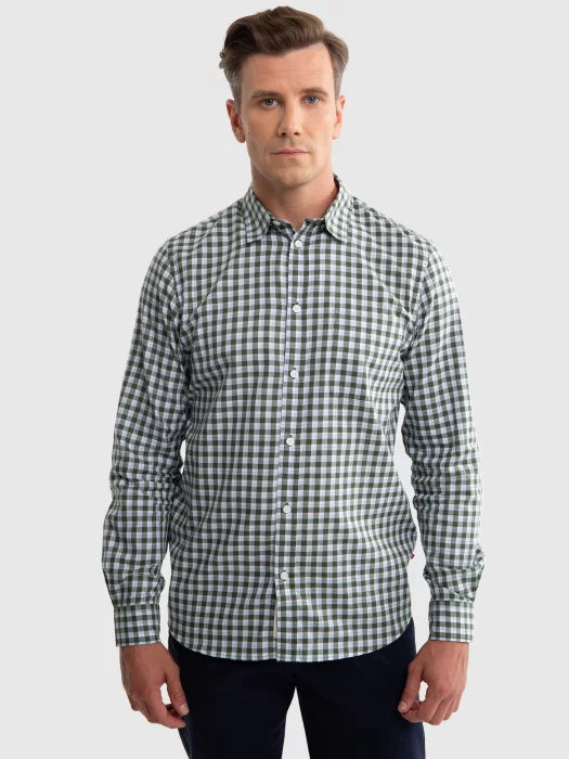 Checks Shirt | Green Checks