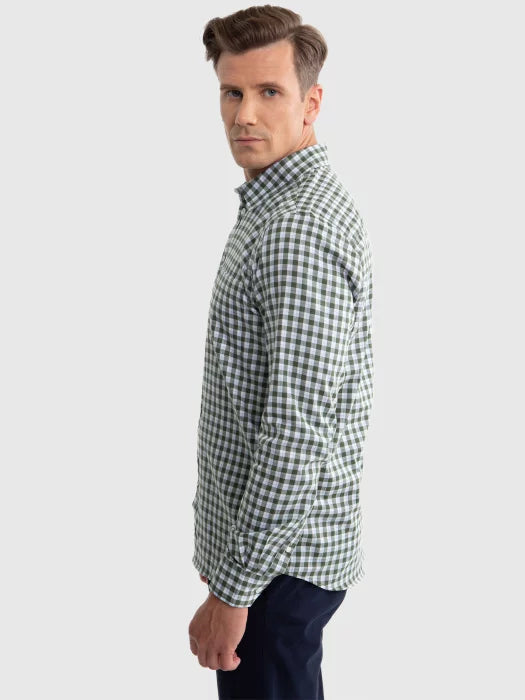 Checks Shirt | Green Checks