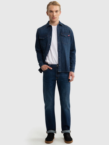 Jeans COLT Straight Fit  High Rise | Navy Blue