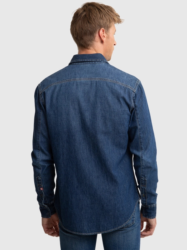 Classic Denim Shirt | Midnight Blue