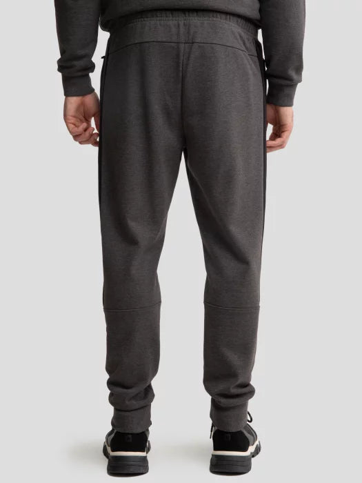 Joggers with Black Stripes | Dark Grey