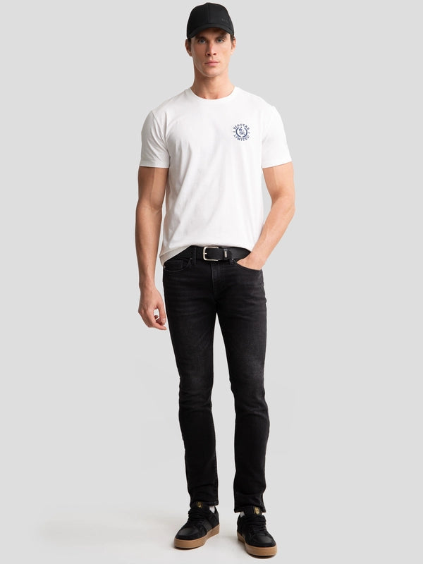 T-Shirt with embroidery | White