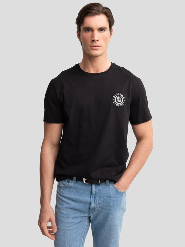 T-Shirt with embroidery | Black