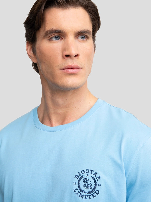 T-Shirt with embroidery | Blue