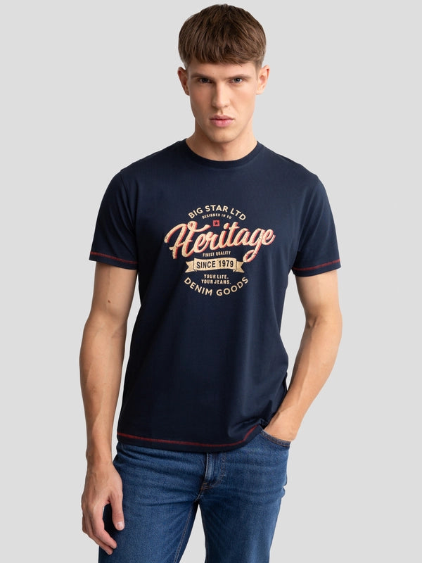 Heritage T-Shirt | Navy Blue