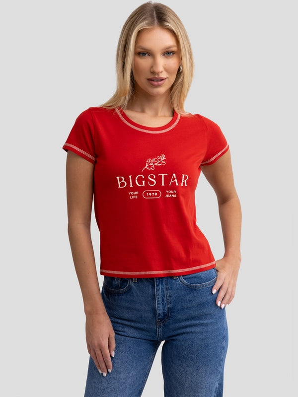 Printed T-Shirt | Red