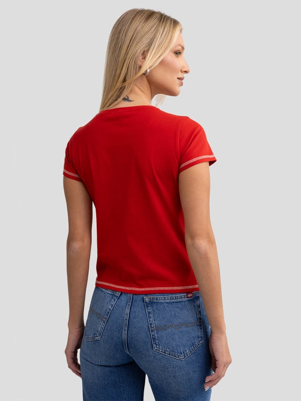 Printed T-Shirt | Red