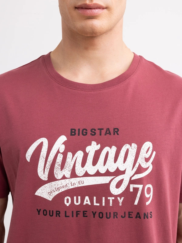 Vintage T-Shirt | Wine Red
