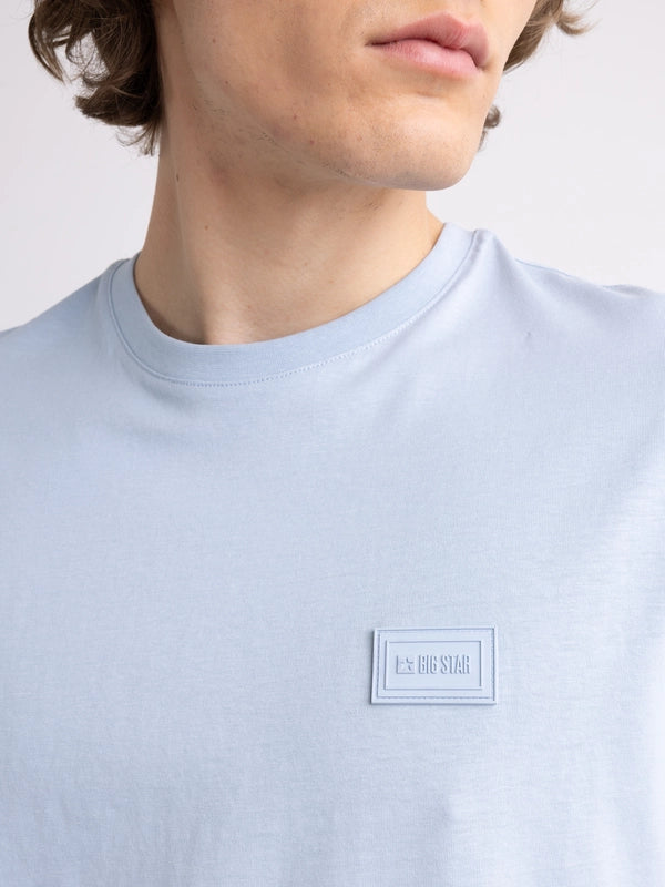 Crew Neck T-shirt | Light Blue