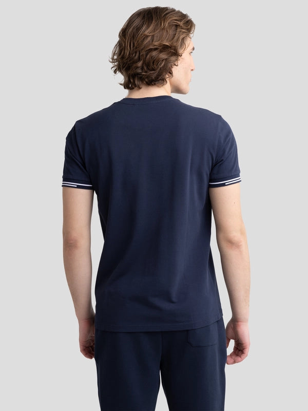 Casual Crewneck T-Shirt | Navy Blue