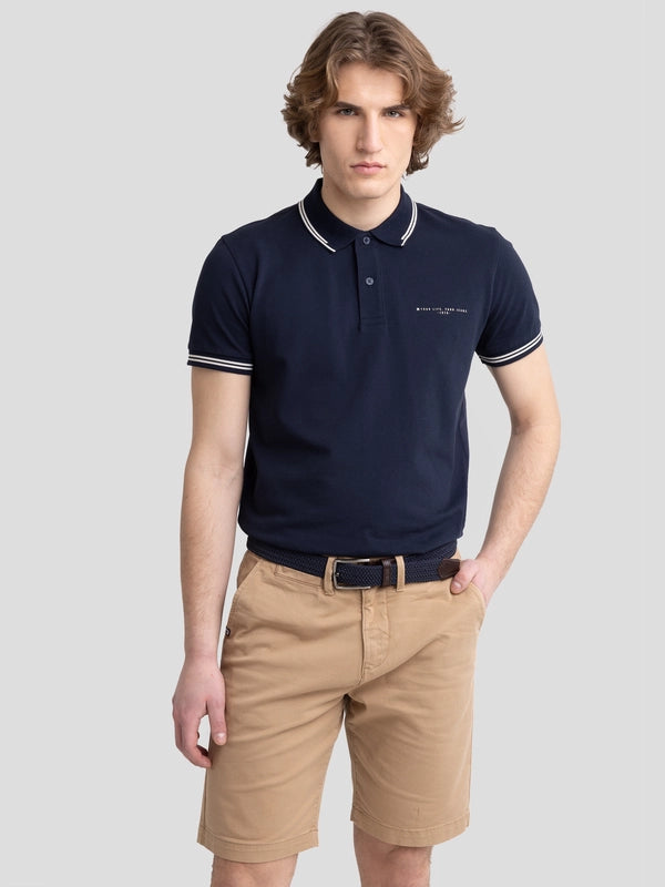Polo Shirt | Navy blue