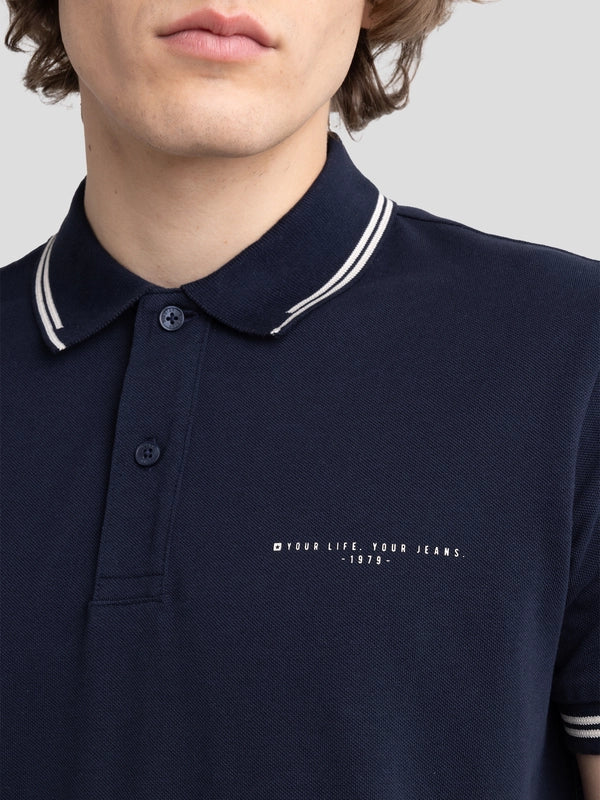 Polo Shirt | Navy blue