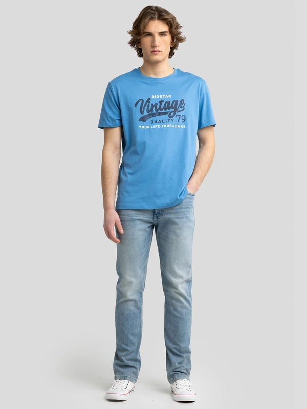 Vintage T-Shirt | Aqua Blue