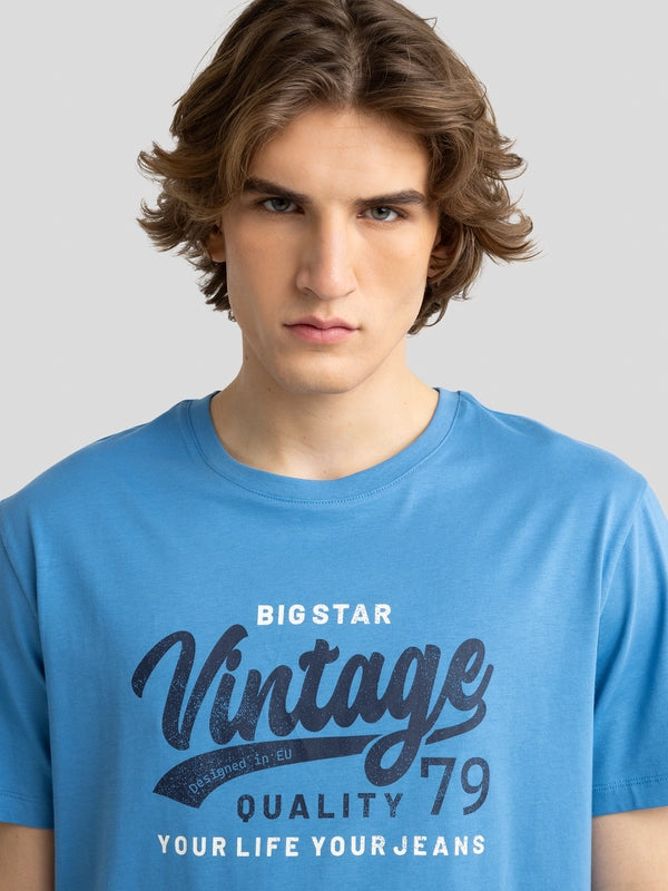 Vintage T-Shirt | Aqua Blue
