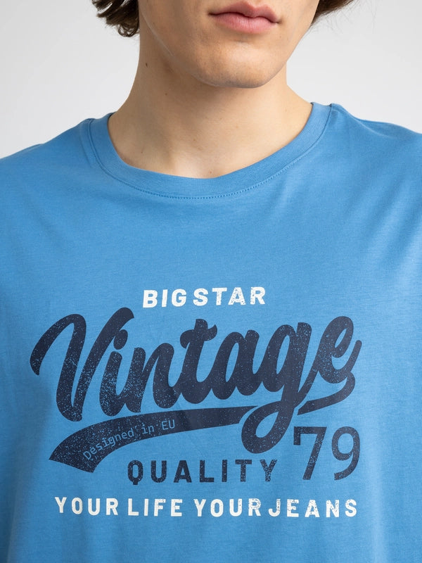Vintage T-Shirt | Aqua Blue