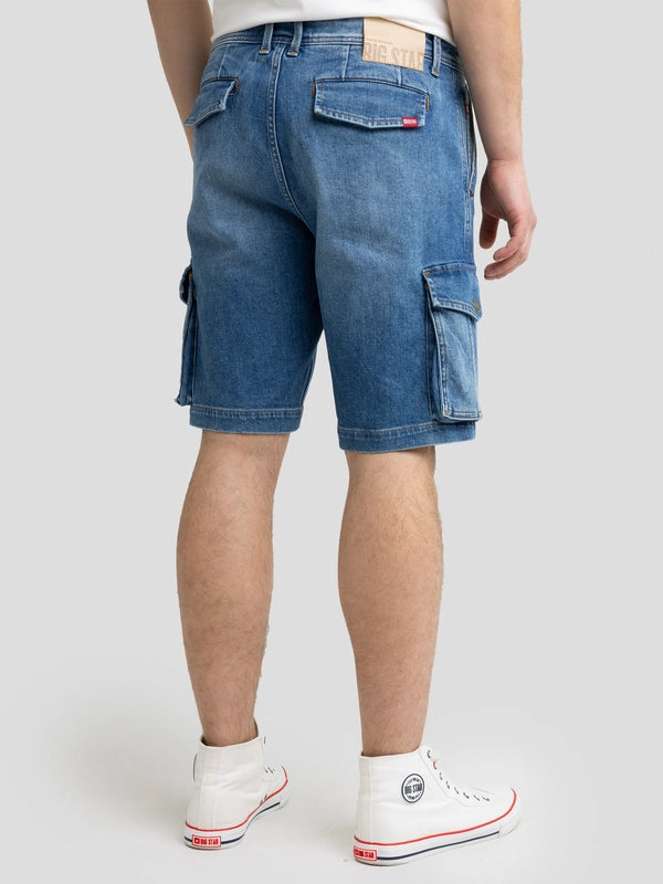 Denim Cargo short | Blue