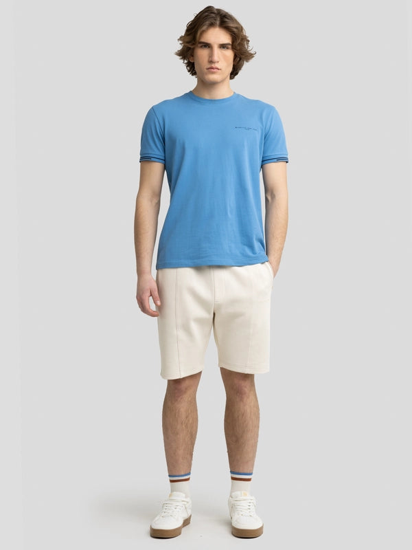 Casual Crewneck T-Shirt | Blue