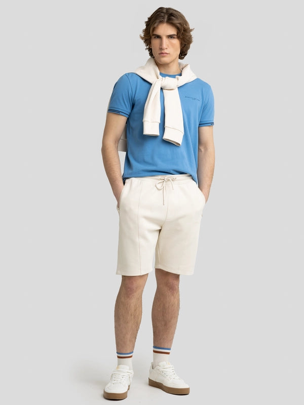 Casual Crewneck T-Shirt | Blue