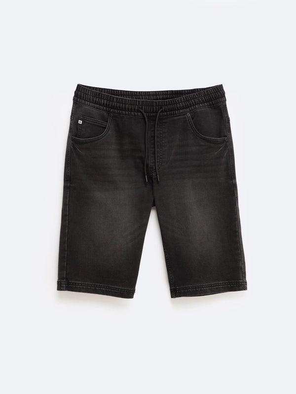 Casual Denim Short | Black